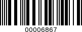 Barcode Image 00006867