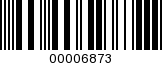 Barcode Image 00006873