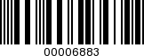 Barcode Image 00006883