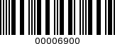 Barcode Image 00006900
