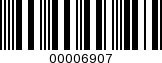 Barcode Image 00006907