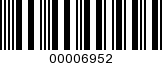 Barcode Image 00006952