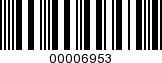 Barcode Image 00006953
