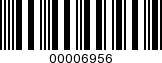 Barcode Image 00006956