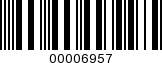 Barcode Image 00006957