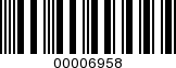 Barcode Image 00006958