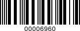 Barcode Image 00006960