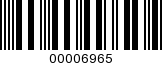 Barcode Image 00006965