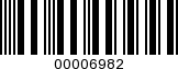 Barcode Image 00006982
