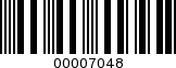 Barcode Image 00007048