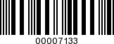 Barcode Image 00007133