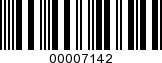 Barcode Image 00007142