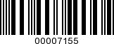 Barcode Image 00007155