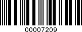 Barcode Image 00007209