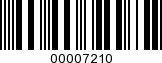Barcode Image 00007210