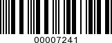 Barcode Image 00007241