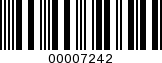 Barcode Image 00007242