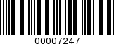 Barcode Image 00007247