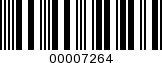Barcode Image 00007264