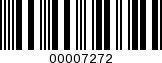 Barcode Image 00007272
