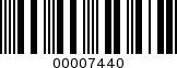 Barcode Image 00007440