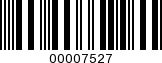 Barcode Image 00007527