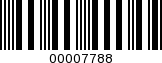 Barcode Image 00007788