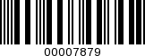 Barcode Image 00007879
