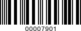 Barcode Image 00007901