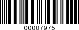 Barcode Image 00007975