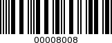 Barcode Image 00008008