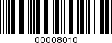 Barcode Image 00008010
