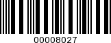 Barcode Image 00008027