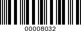 Barcode Image 00008032