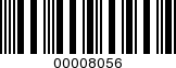 Barcode Image 00008056