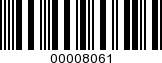 Barcode Image 00008061