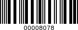 Barcode Image 00008078