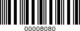 Barcode Image 00008080
