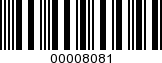 Barcode Image 00008081