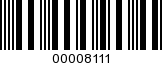 Barcode Image 00008111