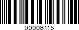 Barcode Image 00008115
