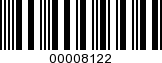 Barcode Image 00008122