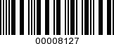 Barcode Image 00008127
