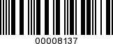 Barcode Image 00008137