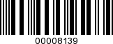 Barcode Image 00008139