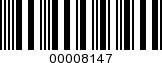 Barcode Image 00008147