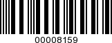 Barcode Image 00008159