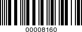Barcode Image 00008160