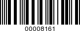 Barcode Image 00008161