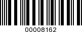 Barcode Image 00008162